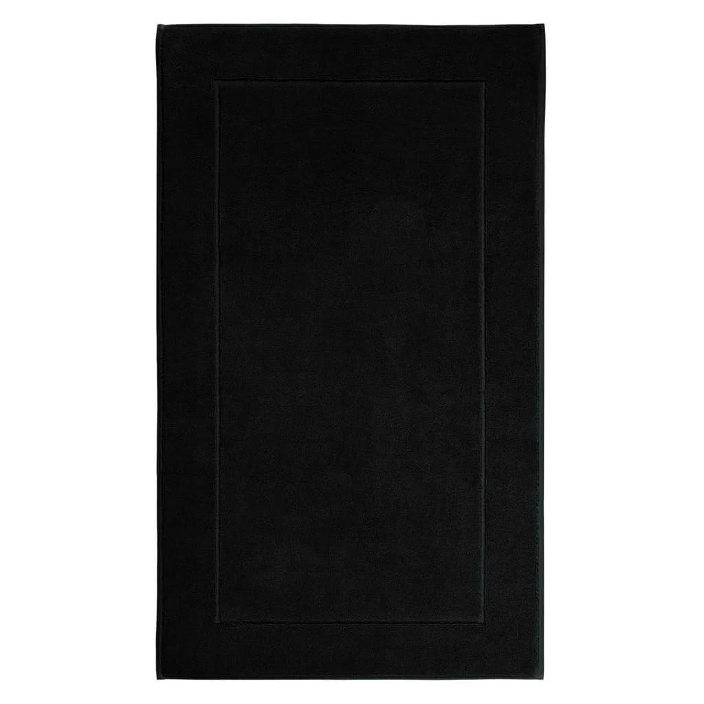 Aquanova Badematte London Schwarz Textil Rutschfest