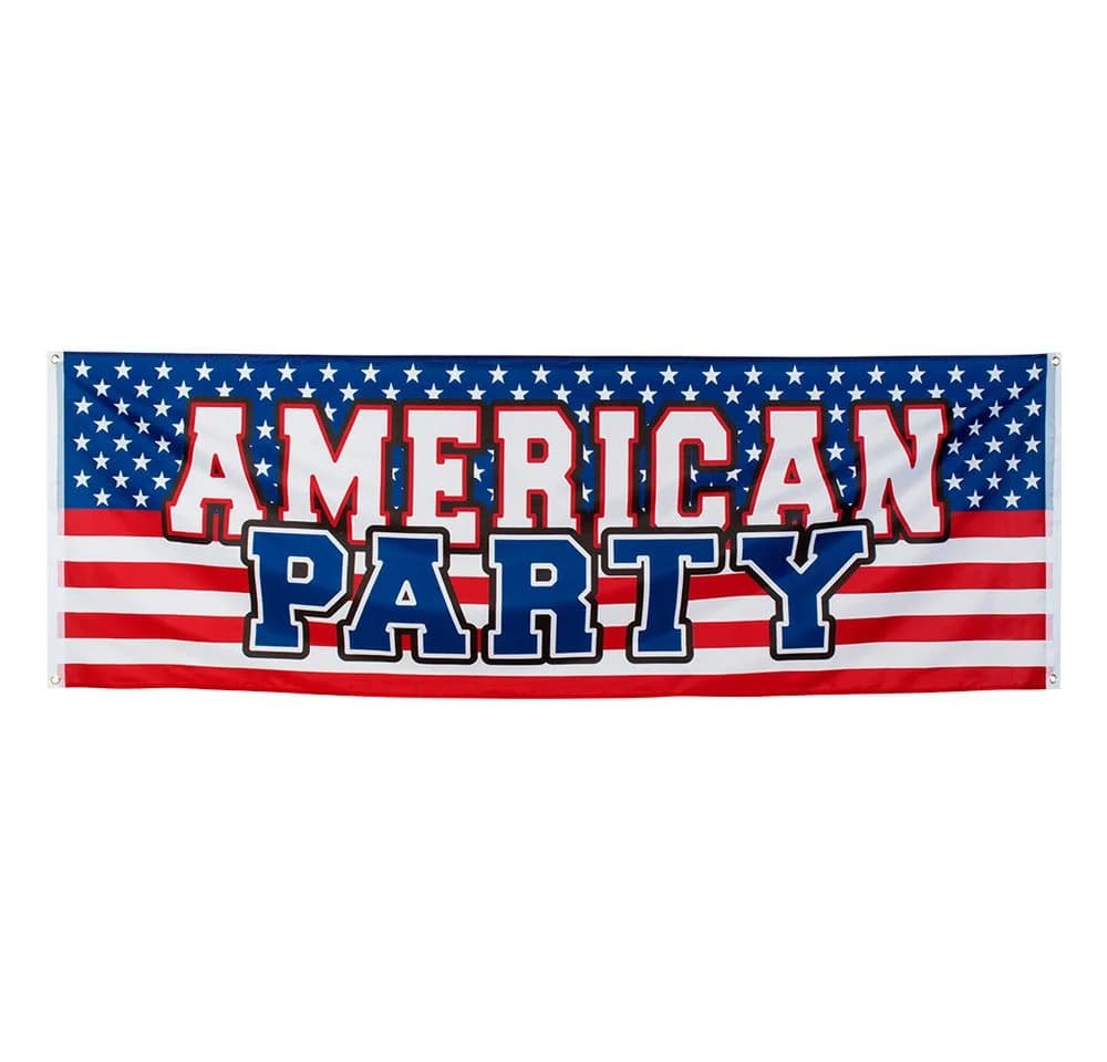 Boland Girlande Banner USA Motiv Flagge PVC 74x220cm