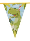 Boland Dino Wimpelkette 6m Hängedekoration Partydeko Bild 1