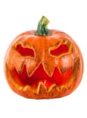 Boland Blinkender Halloween Kürbis Dekoobjekt Orange Kunststoff Bild 1