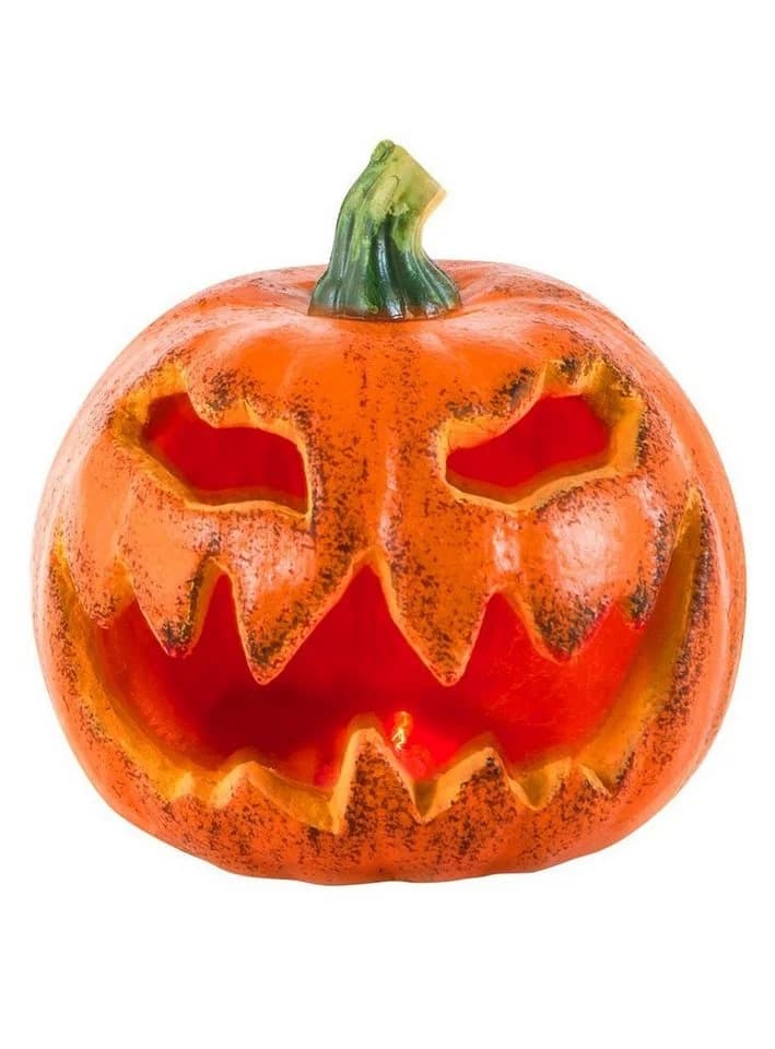 Boland Blinkender Halloween Kürbis Dekoobjekt Orange Kunststoff