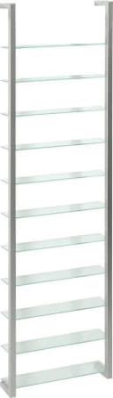 Spinder Design Wandregal CUBIC Silber Glas 11 Fächer Bild 1