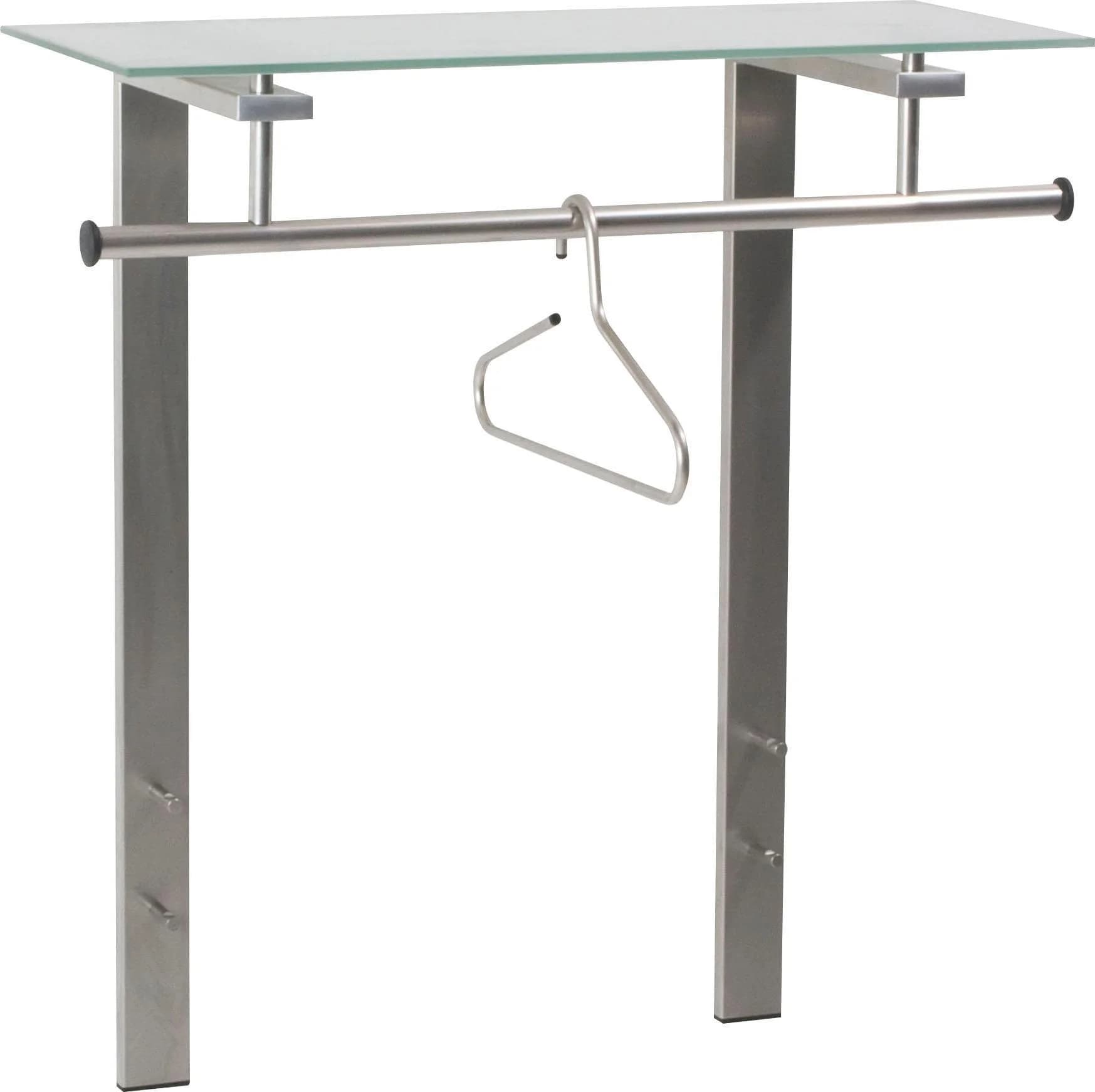 SPINDER DESIGN Garderobenleiste Silber Glas Metall