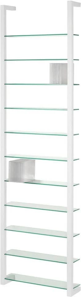 Spinder Design Wandregal CUBIC Weiß mit Glasböden - Bild 3