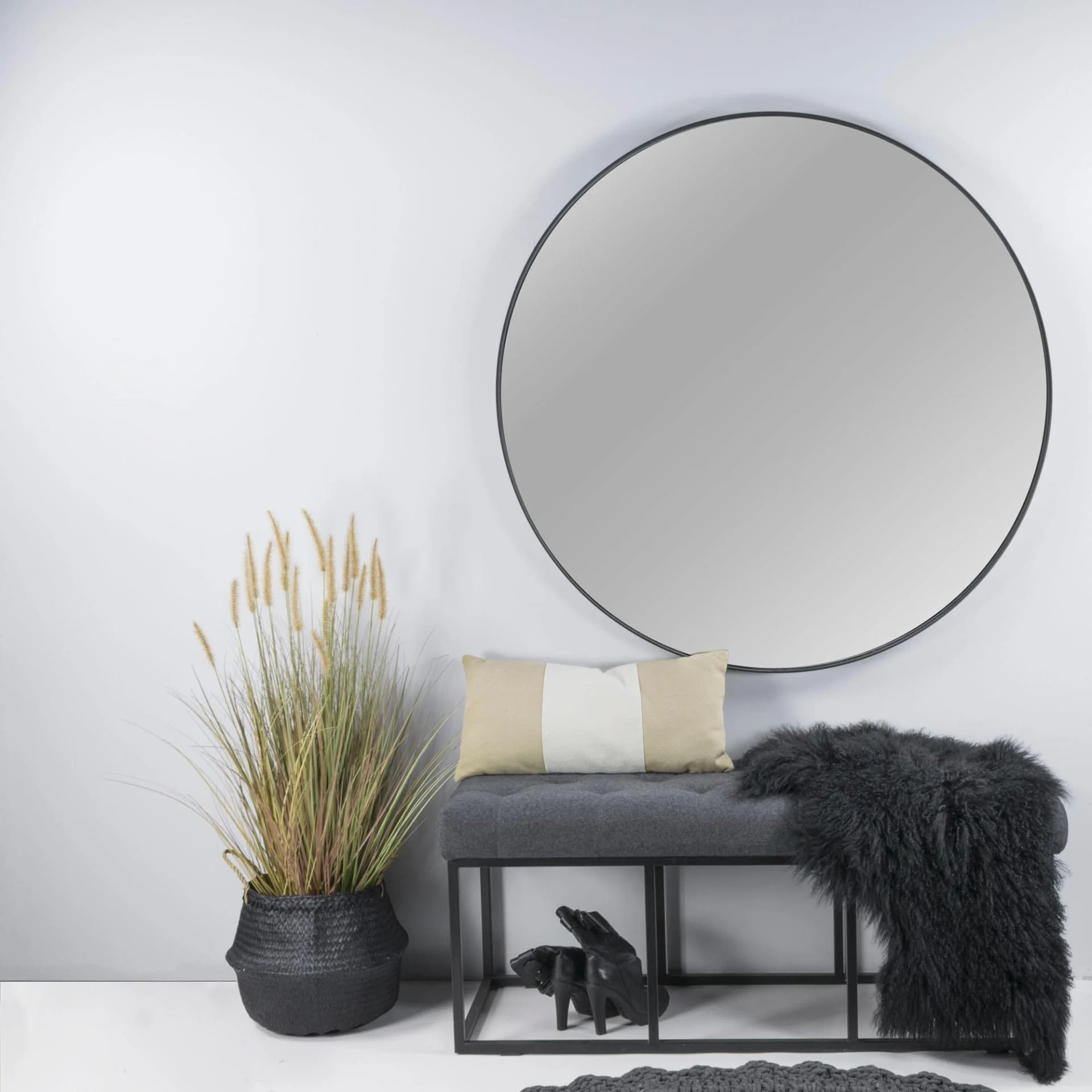 Wandspiegel SPINDER DESIGN Donna Schwarz