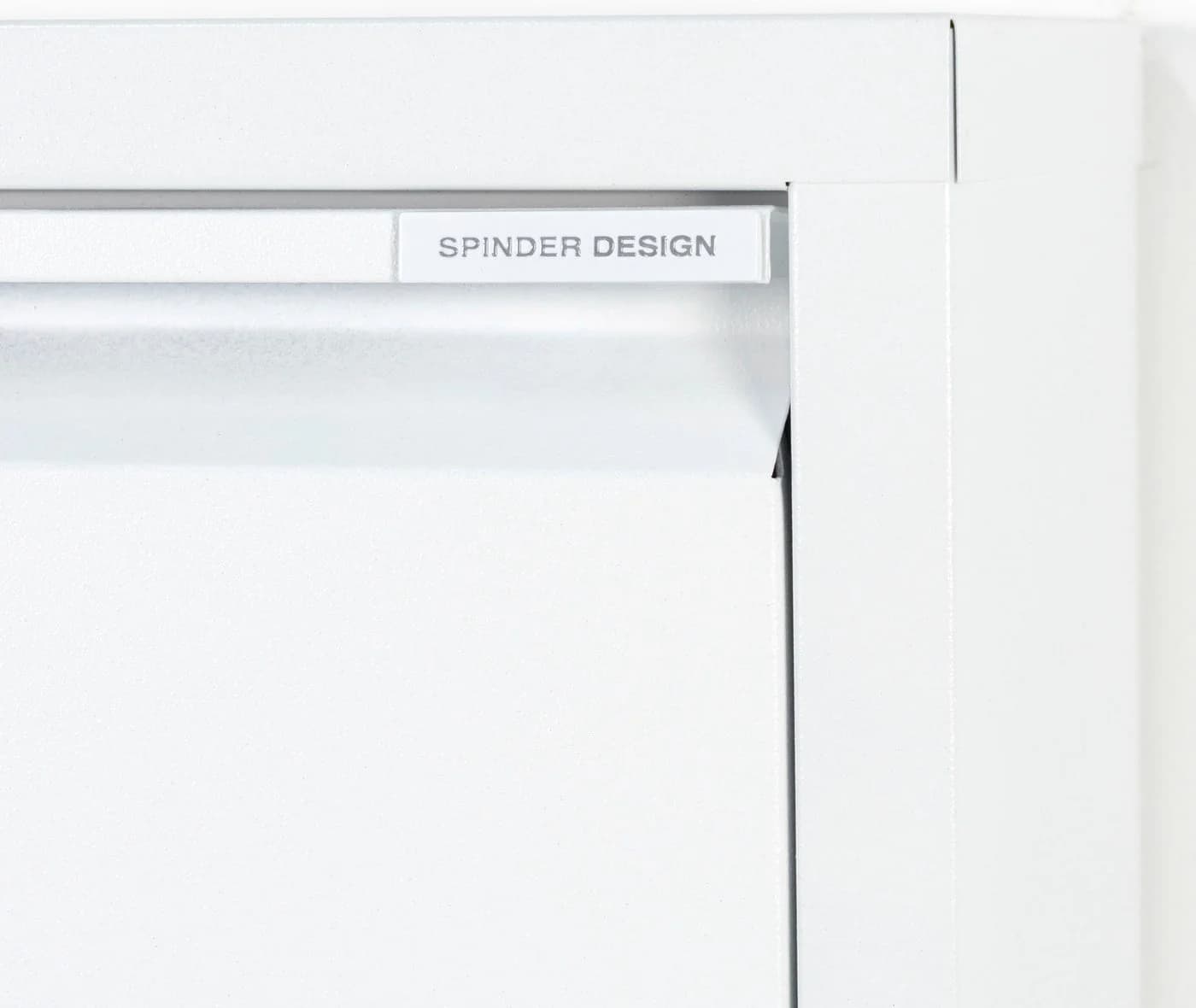 SPINDER DESIGN Schuhschrank Billy Metall Grau/Weiß Falttür - Bild 5