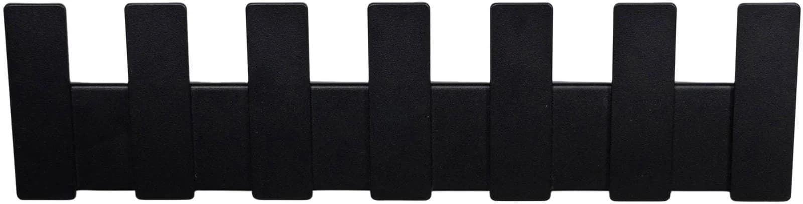 SPINDER DESIGN Garderobenhaken Angle 7 Schwarz Metall