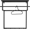 Garderobenleiste SPINDER DESIGN, Schwarz, 10 Haken, 34 cm tief Bild 2