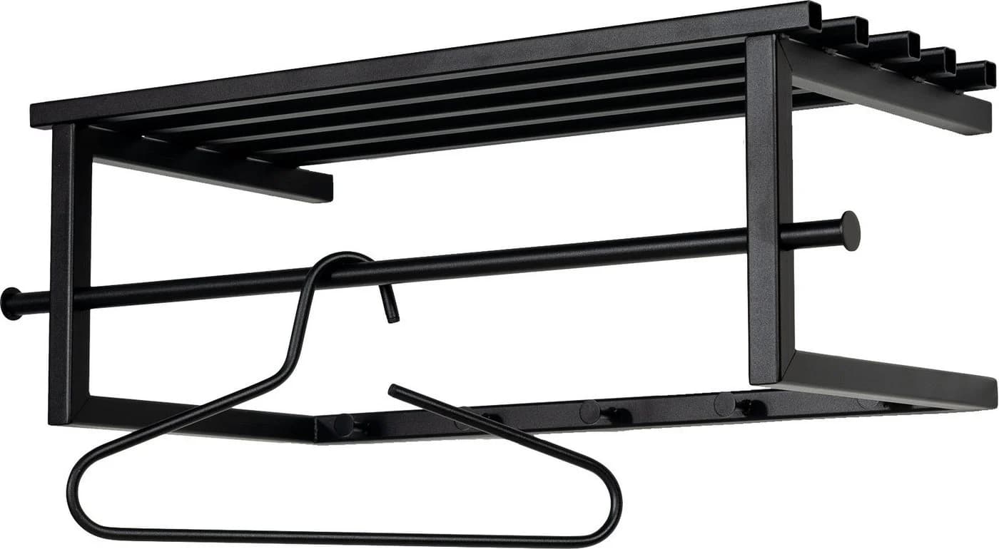 SPINDER DESIGN MARCO Wandgarderobe Schwarz mit 5 Haken - Bild 4