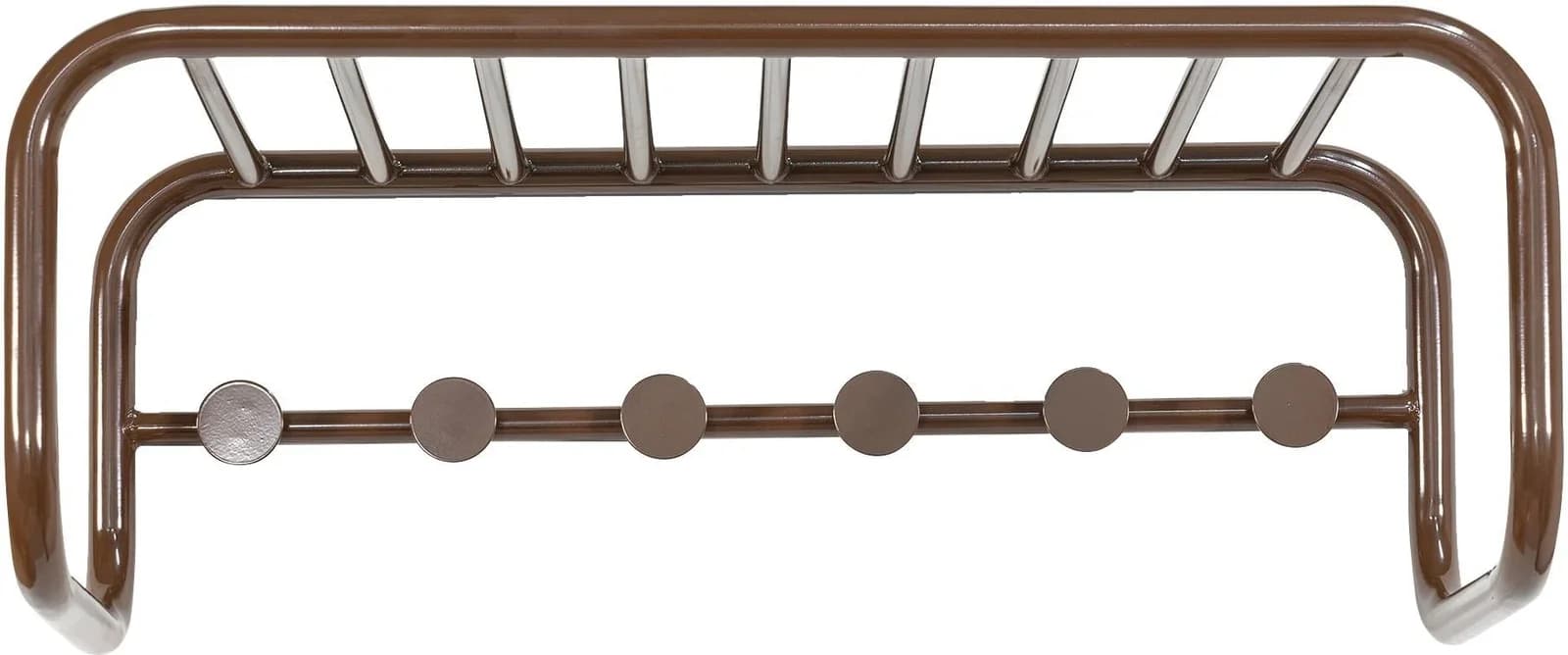SPINDER DESIGN Retro-Garderobe Braun Metall