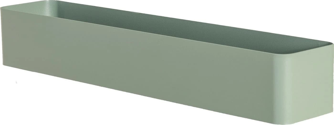 Stilvolles Wandregal aus Stahl in Dusty Grün - Bild 2