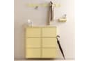 Spinder Design Wandgarderobe Fusion 3 Schwarz mit Doppelhaken Bild 3