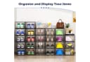 POPOLIC Stapelbare Schuhbox Transparent Kunststoff Organizer 9 St. Bild 3