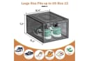 POPOLIC Stapelbare Schuhbox Transparent 10 St. Kunststoff Organizer Bild 4