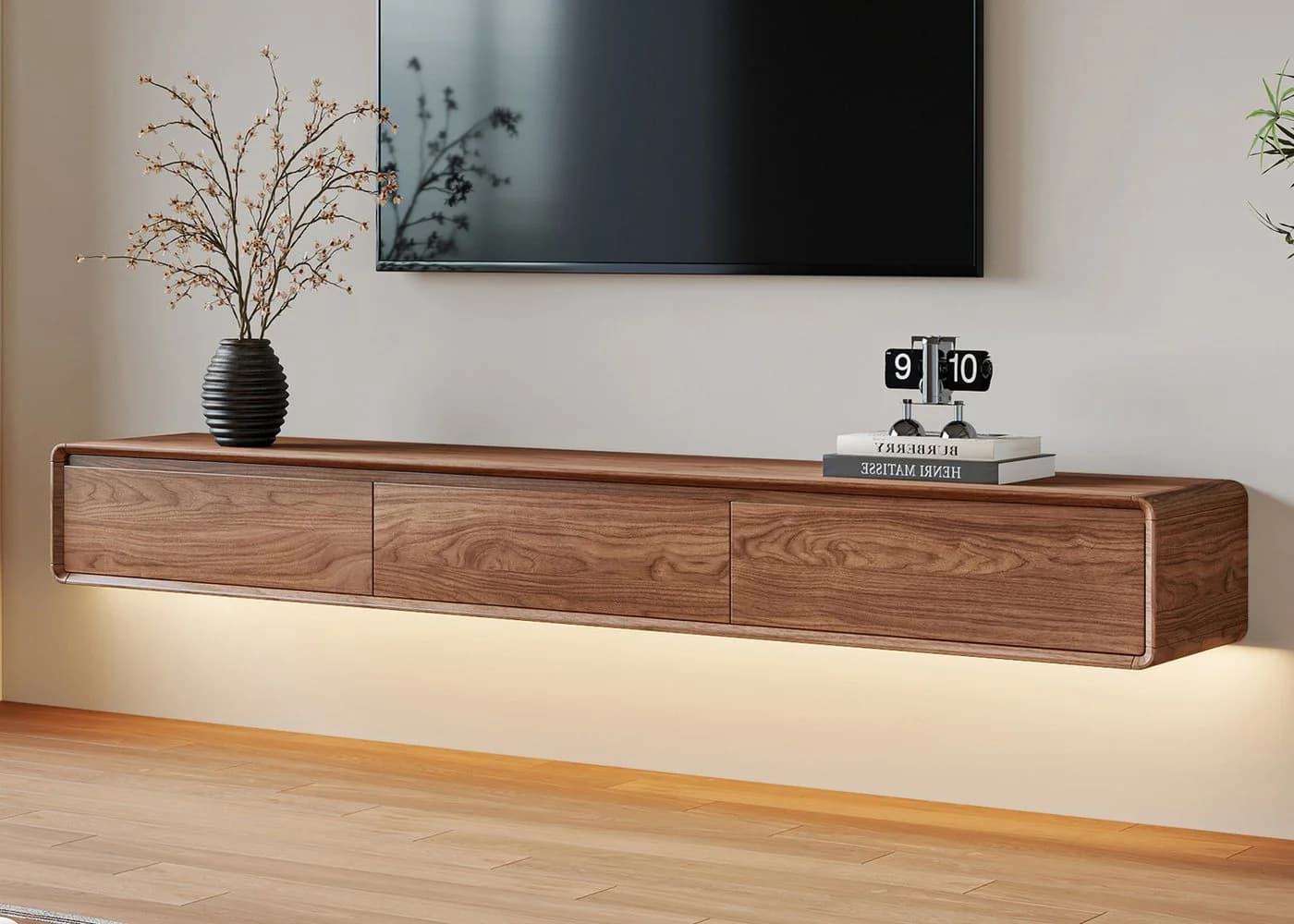 oleyluckidea TV-Schrank Mid-Century Walnuss 200 cm - Bild 2