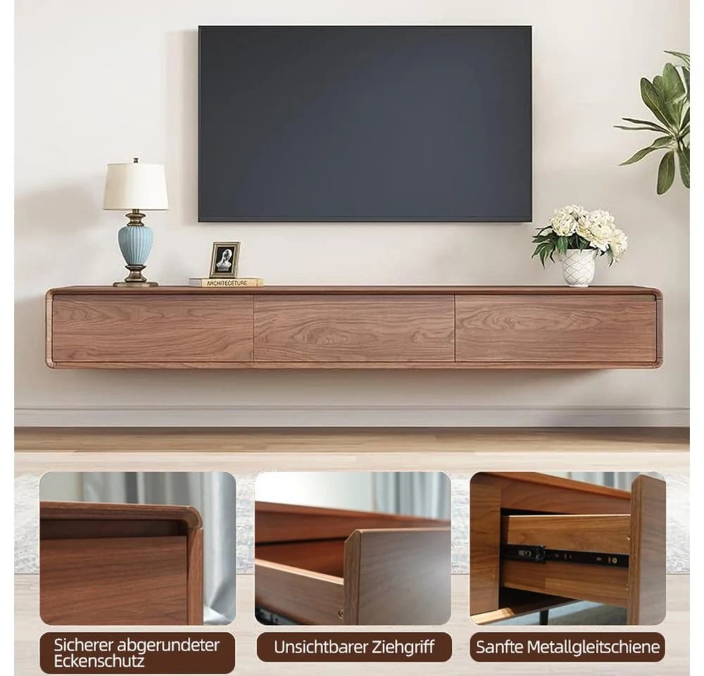 oleyluckidea TV-Schrank Mid-Century Walnuss 200 cm - Bild 5