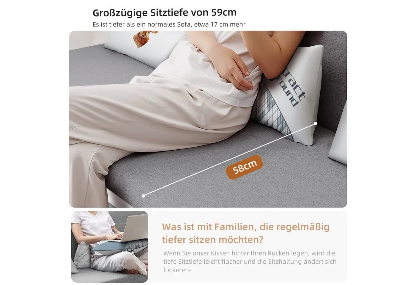 oleyluckidea Schlafsofa Ausziehbares Schlafsofa mit Stauraum und Latexmatratze - Bild 5