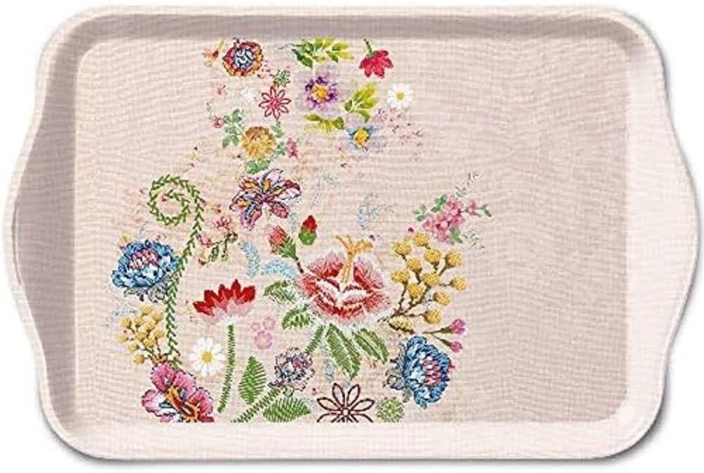 Ambiente Luxury Paper Products Serviertablett Melamin Braun 15 x 21 cm