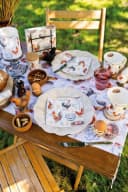 Ambiente Vorratsdose Chicken Farm Porzellan mit Bambusdeckel Bild 3