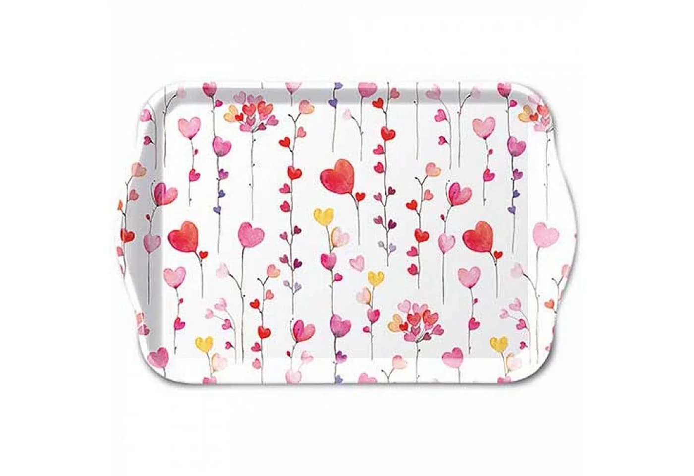 Ambiente Luxury Paper Products Dekotablett Herzmotiv 21x13cm