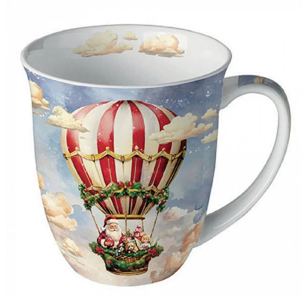 Ambiente Luxury Paper Products Becher 0,4 l Porzellan Bunt Festliches Design