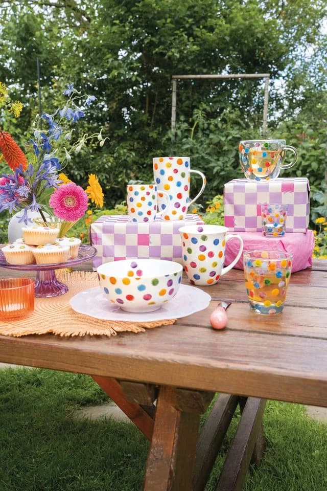 Ambiente® Ofenhandschuh Polka Dots 1-teilig Baumwolle - Bild 3