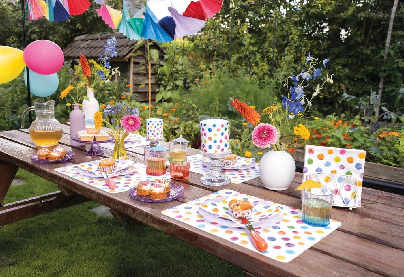 Ambiente® Ofenhandschuh Polka Dots 1-teilig Baumwolle - Bild 4