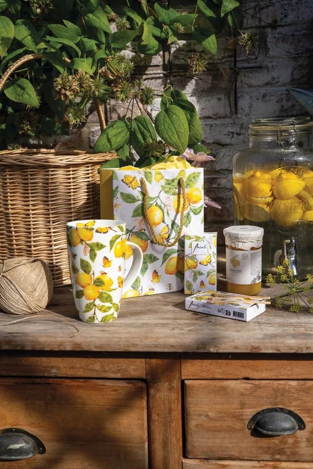Ambiente® Geschirrtuch Fresh Lemons 50x70cm Baumwolle