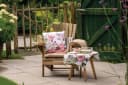 Ambiente® Dekokissen Amelia Baumwolle 40x40 cm Romantisches Rosenmotiv Bild 1