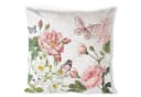 Ambiente® Dekokissen Amelia Baumwolle 40x40 cm Romantisches Rosenmotiv Bild 2