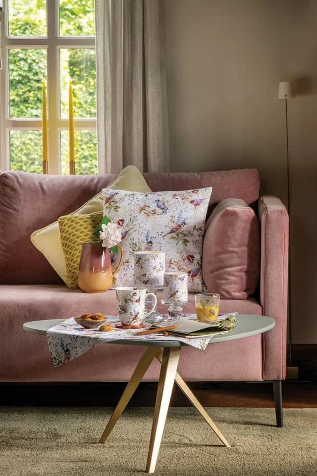 Ambiente® Tischläufer Busy birds 1-tlg. Baumwolle