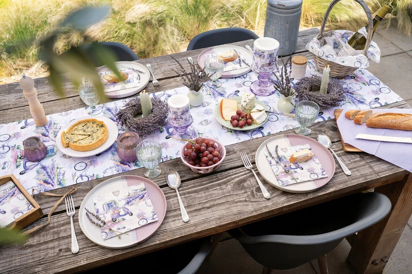 Ambiente Topfhandschuh La Provence Lavendel Design 18x30 cm