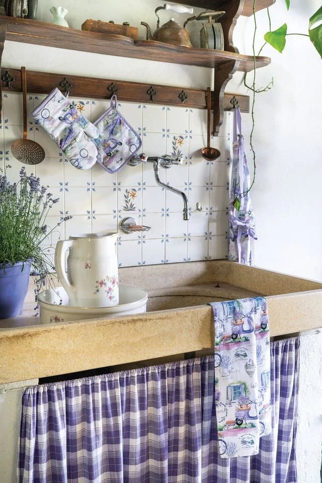 Ambiente Topfhandschuh La Provence Lavendel Design 18x30 cm - Bild 4