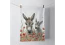 Ambiente Luxury Paper Products Geschirrtuch Baumwolle 50x70cm Esel Mohnblumen Bild 2