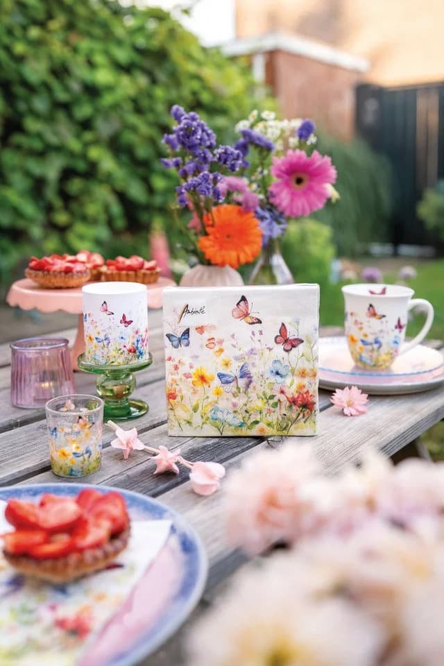 Ambiente® Topfhandschuh Butterflies in Field Bunt 1-teilig