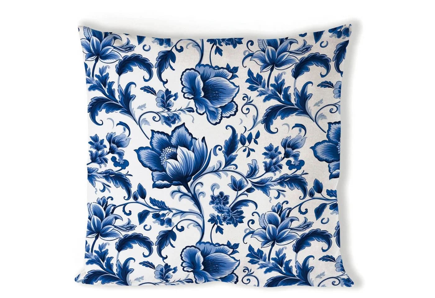 Ambiente Dekokissen Delft Blue florals Baumwolle 40x40 cm - Bild 2