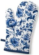 Ambiente® Topfhandschuhe Delft Blue florals 1-tlg. Ofenhandschuh wattiert 18x30cm Bild 2