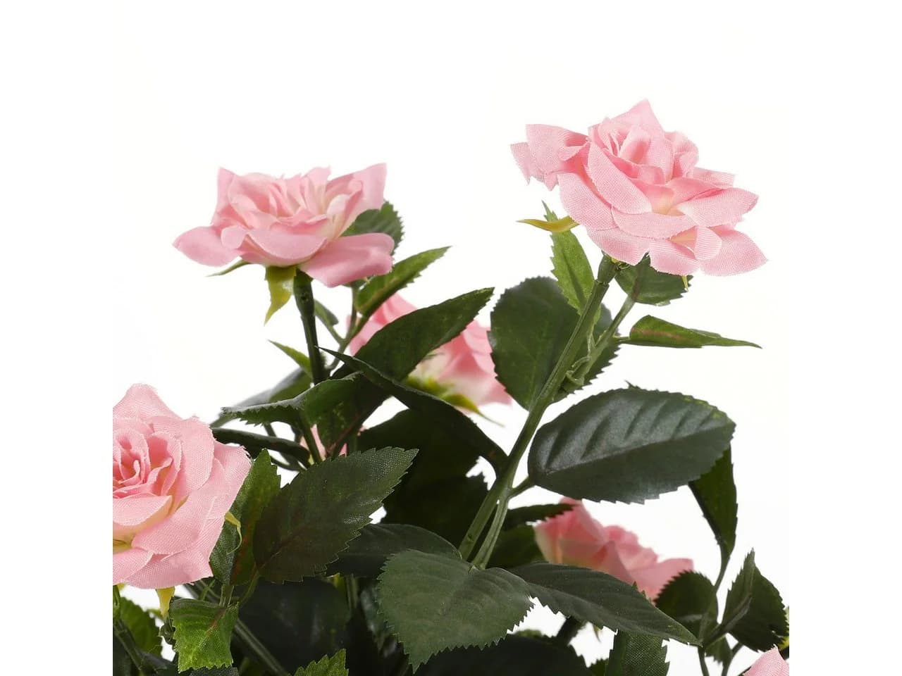 Mica Decorations Kunstpflanze Rosenstrauch Rosa im Blumentopf