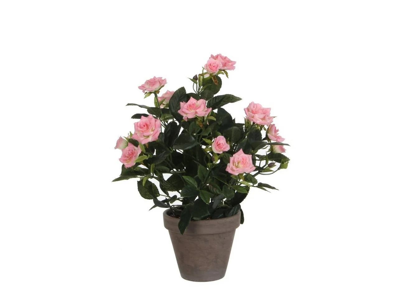 Mica Decorations Kunstpflanze Rosenstrauch Rosa im Blumentopf - Bild 2