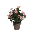 Mica Decorations Kunstpflanze Rosenstrauch Rosa im Blumentopf Bild 3