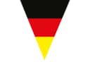 Funny Fashion Wimpelkette PVC Deutschland Schwarz Rot Gold 5 m Bild 2