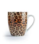 OTTO DE Kaffeetasse LEO Leopardenmuster Keramik Braun Schwarz Bild 3