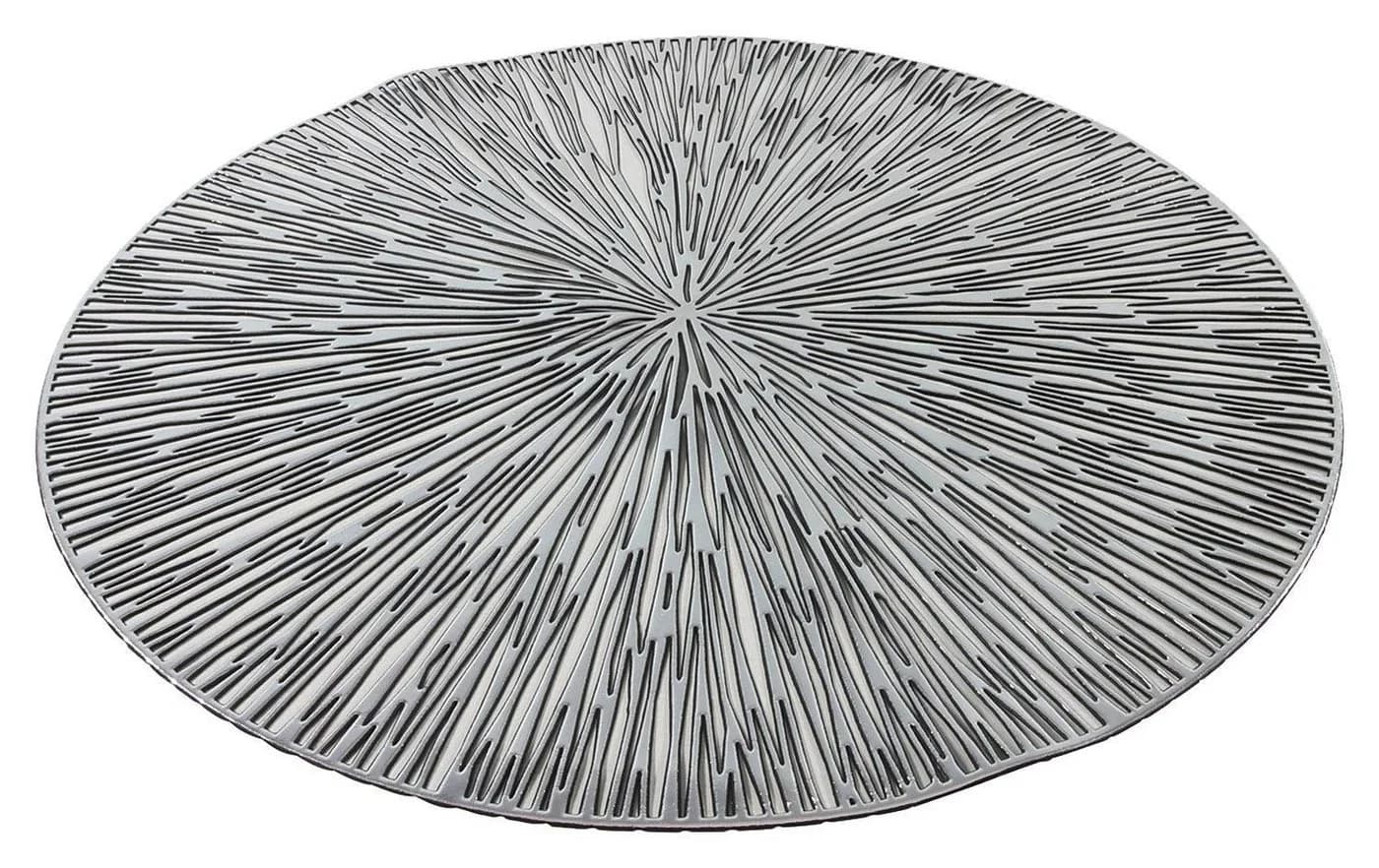 Tischdecke Tisch-Set CISY Grau Kunststoff - Bild 2