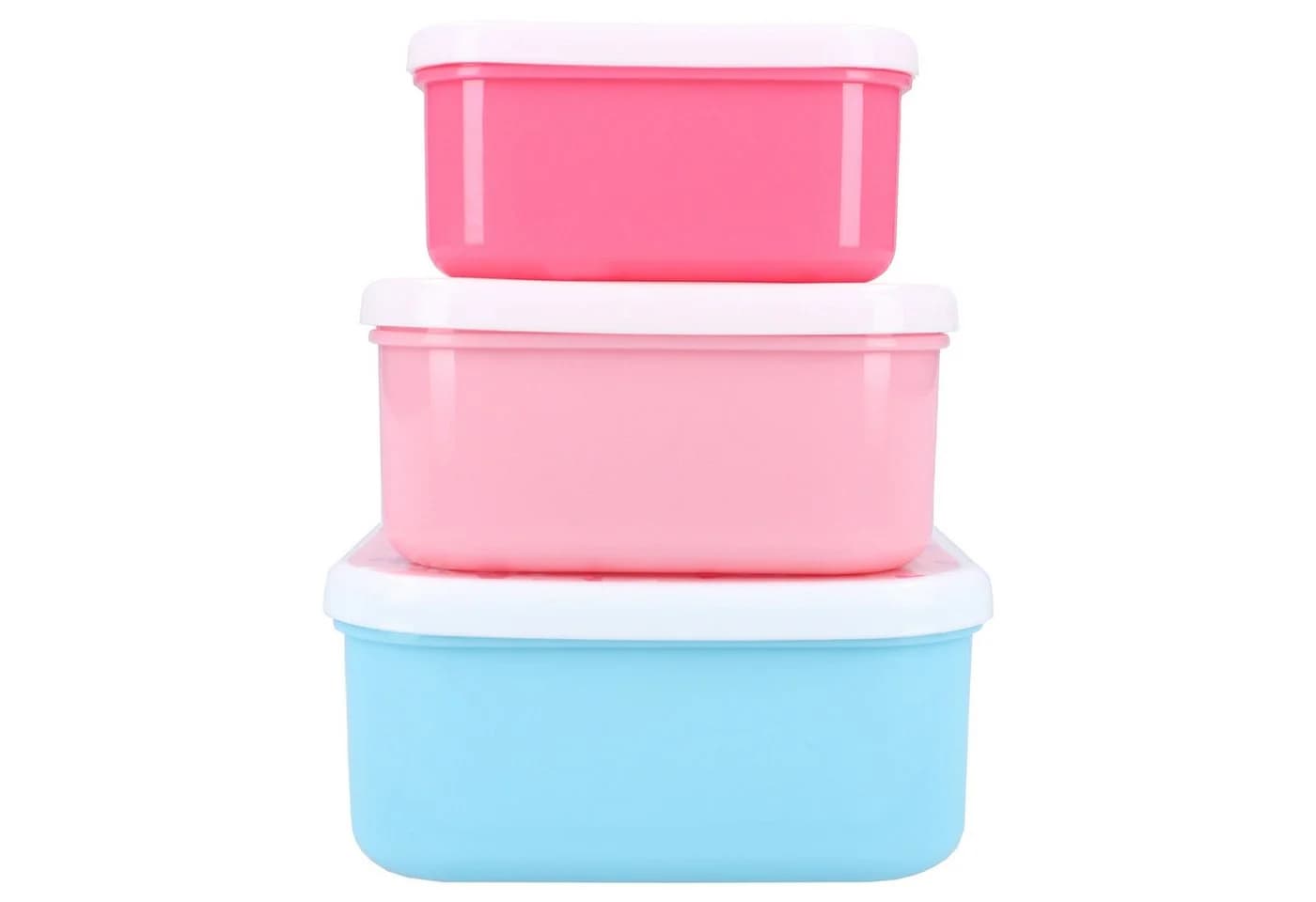 COFI 1453 Lunchbox Snackbox 3-in-1 Rosa/Blau Einhorn Design - Bild 5