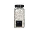 Mica Decorations Dekosteine Mica Glasstein Creme 4-10 mm 650 ml 1 kg Bild 2