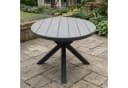 Gardissimo Gartentisch Armati Dunkel 120 cm Nonwood Aluminium Bild 2