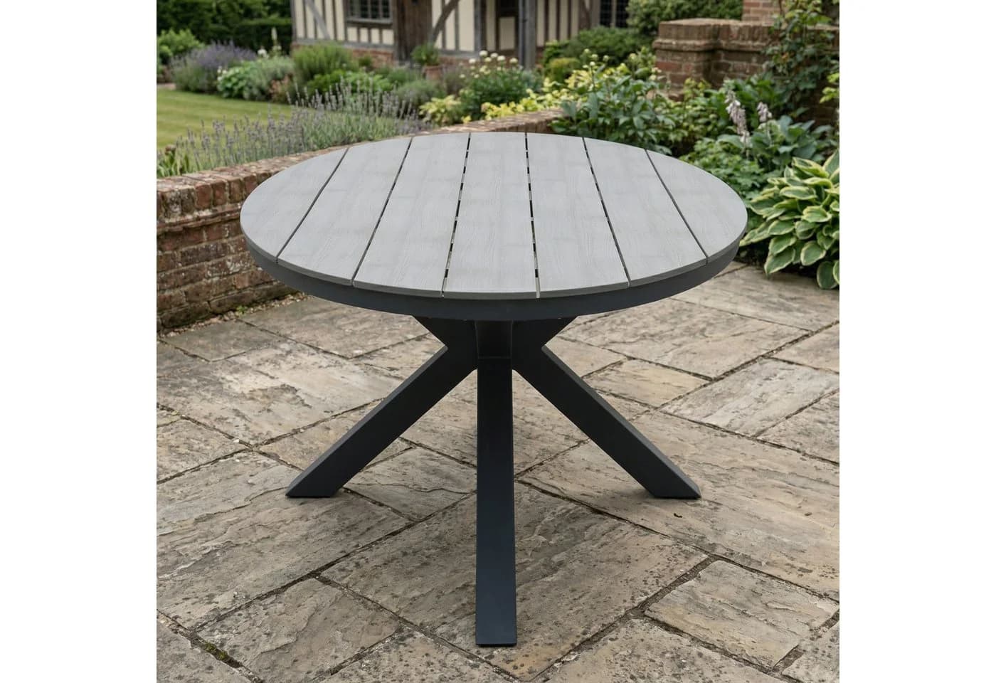 Gardissimo Gartentisch Armati Dunkel 120 cm Nonwood Aluminium - Bild 2