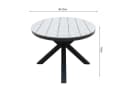 Gardissimo Gartentisch Armati Dunkel 120 cm Nonwood Aluminium Bild 3