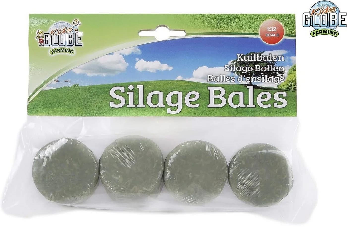 Kids Globe Silageballen-Set rund, 4 Stück - Bild 3