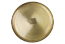 Macosa Home Dekotablett Rund Gold 28 cm Metall Bild 1